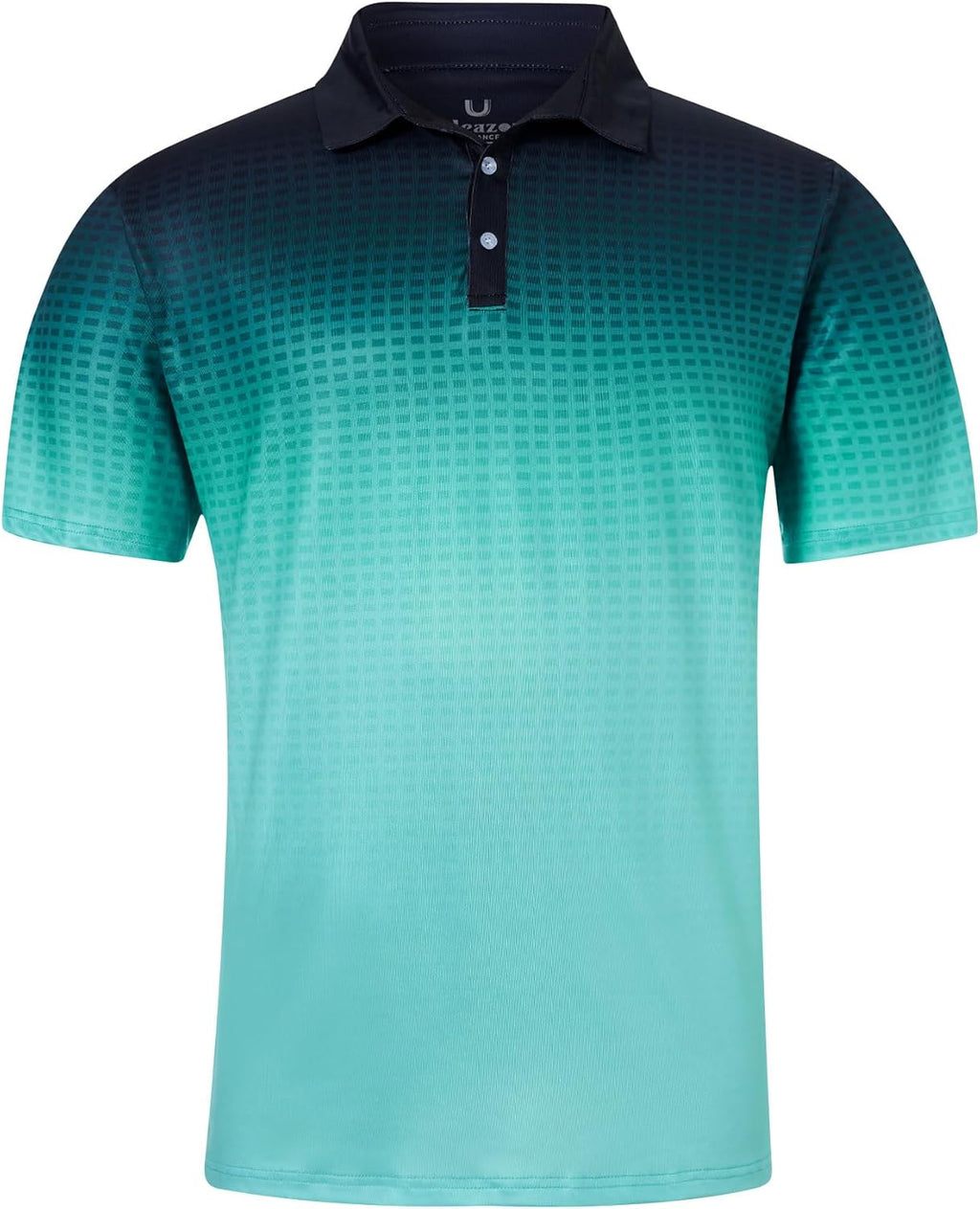 uideazone Men's Golf Shirt - Moisture-Wicking Dry Fit Athletic Polo | 3D Print Short Sleeve