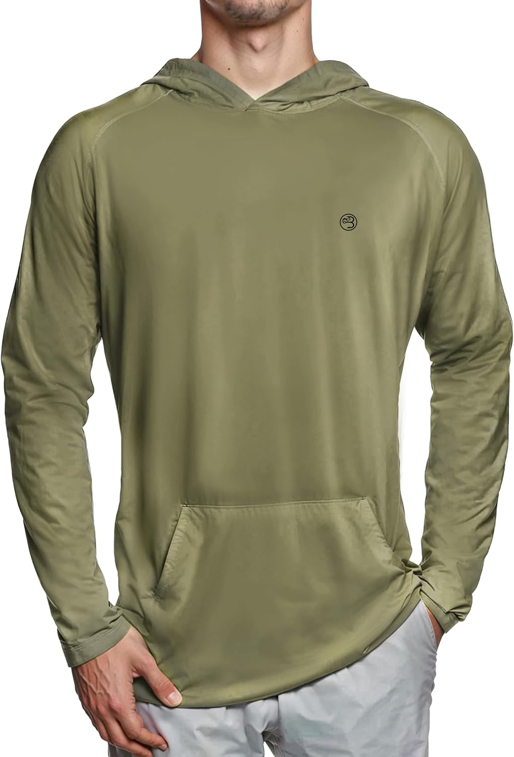 Skiennix Men's Dry-Fit UPF 50+ Sun Shirt - Hooded Long Sleeve Fishing Shirt for Ultimate Sun Protection