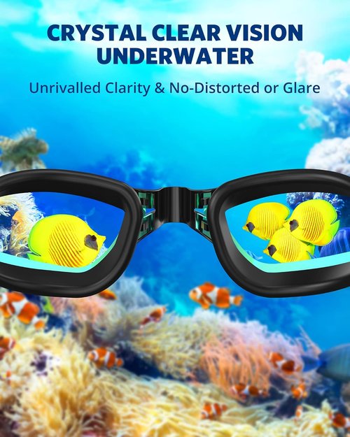 Aegend Swim Goggles - No Leak Design for Adults & Youth | 2-Pack for Ultimate Comfort