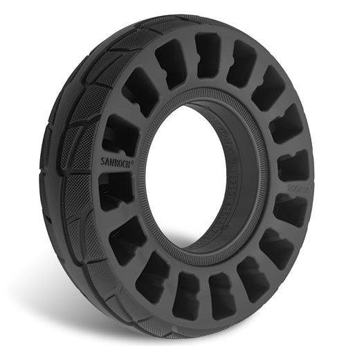 GLDYTIMES 200x50 (8"x2") Solid Tire, 8 Inches Tire Fit for Razor E100 E200 E300 E125 RX200 Electric Scooter, Dune Buggy, ePunk, Flat Free, Honeycomb Damping, Fit Rim Size 4.4"