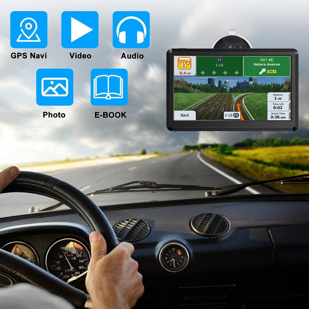 Skiennix 2025 Map GPS Navigation - Turn-By-Turn Directions & Driver Alerts for Trucks, RVs, Cars