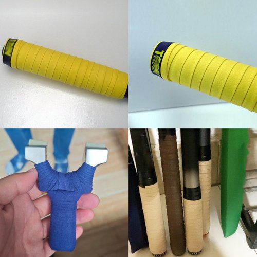 Racket with Anti Slip Super Absorbent Super Fiber Strap, Tennis Grip, Badminton Grip, Slingshot Grip, Fishing Rod Grip, Bag Handle, Super Fiber Strap, Slingshot, Fishing Rod, Bicycle Grip, (Blue)