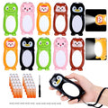 KunHe 10 Pack Animal Flashlights 2 in 1 Camping Lantern Flashlights Christmas Stocking Stuffers Small Flashlight Party Favors Halloween Christmas Gift for Girls Boys
