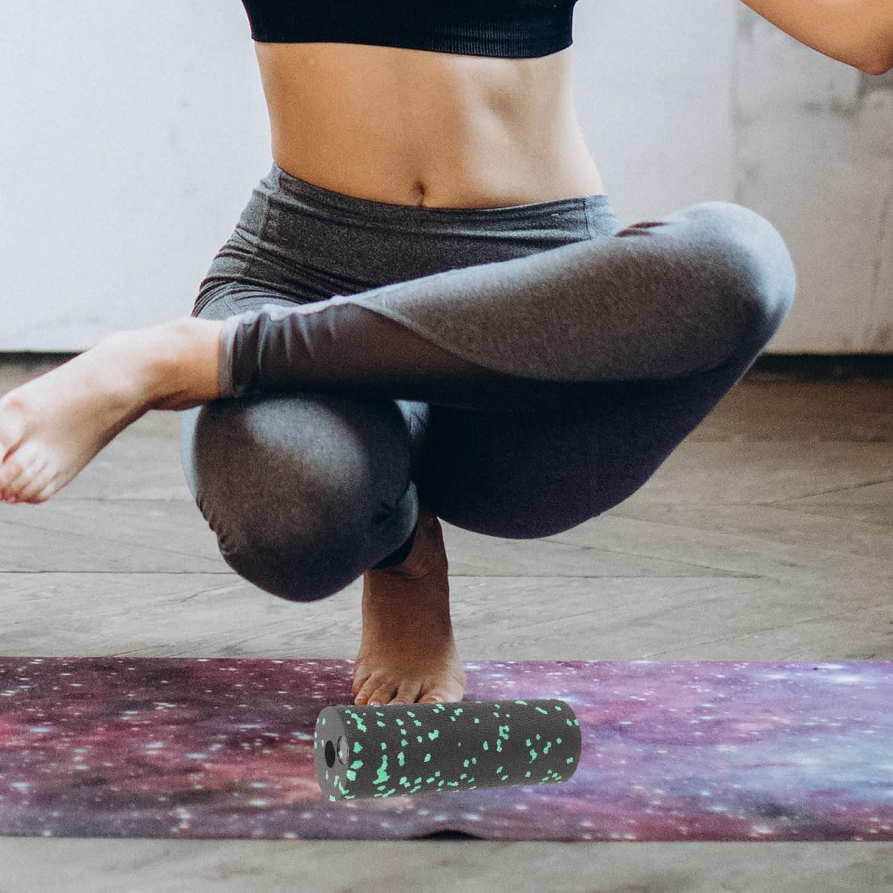 Toddmomy Mini Muscle Roller - 5.9 Inch Portable Roller for Post-Workout Recovery & Muscle Relaxation