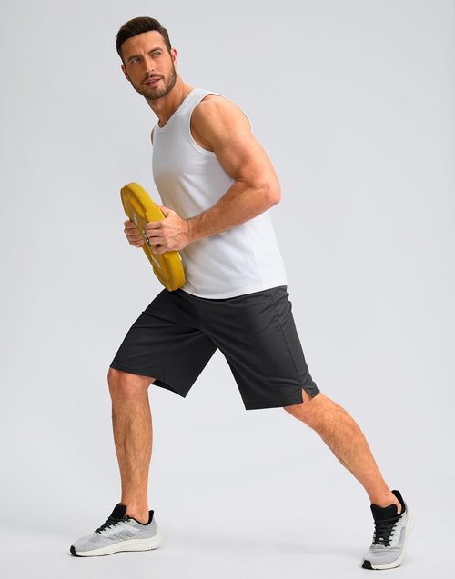 G Gradual Men's Athletic Shorts - Lightweight Quick-Dry Basketball Shorts with Pockets | 11" Length