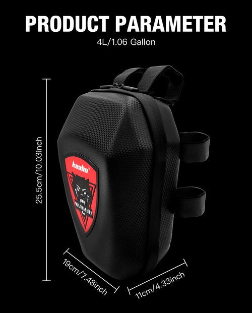 stio Waterproof Storage Bag Compatible with Kaabo Wolf King GT Pro Wolf Warrior Kick Scooter Multi-Purpose Front Hanging Bag Handlebar Portable Bag for Double Pole Scooter Original Accessories