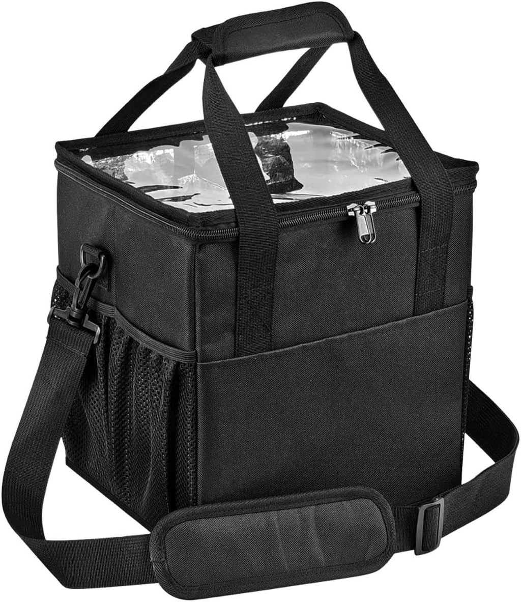 Skiennix 4-Cup Drink Carrier - Water-Resistant Nylon Beverage Holder for Camping & Travel
