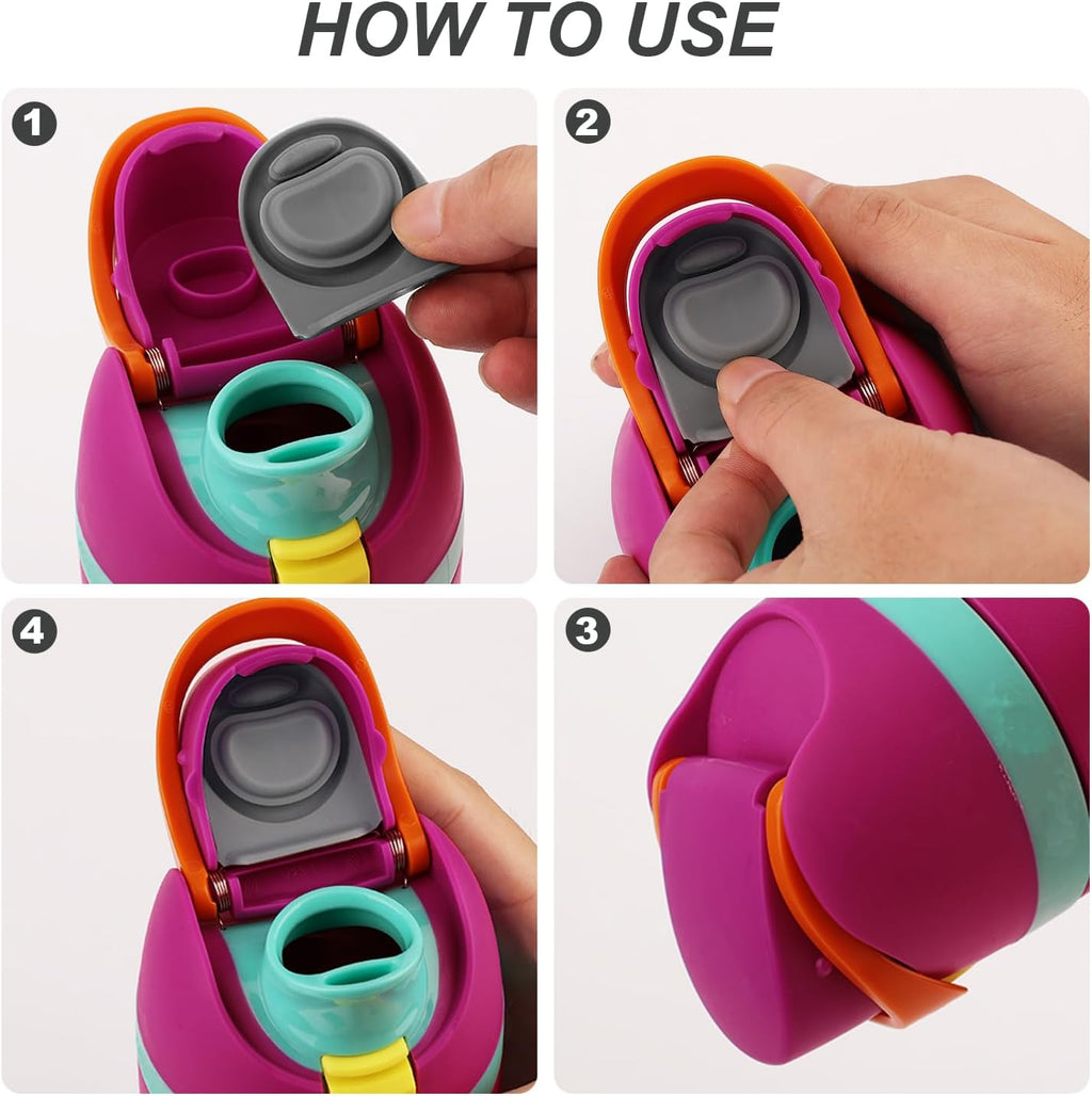 Owala Replacement Stopper - Leak Proof Silicone Lid for 24oz & 32oz Water Bottles | 2-Pack