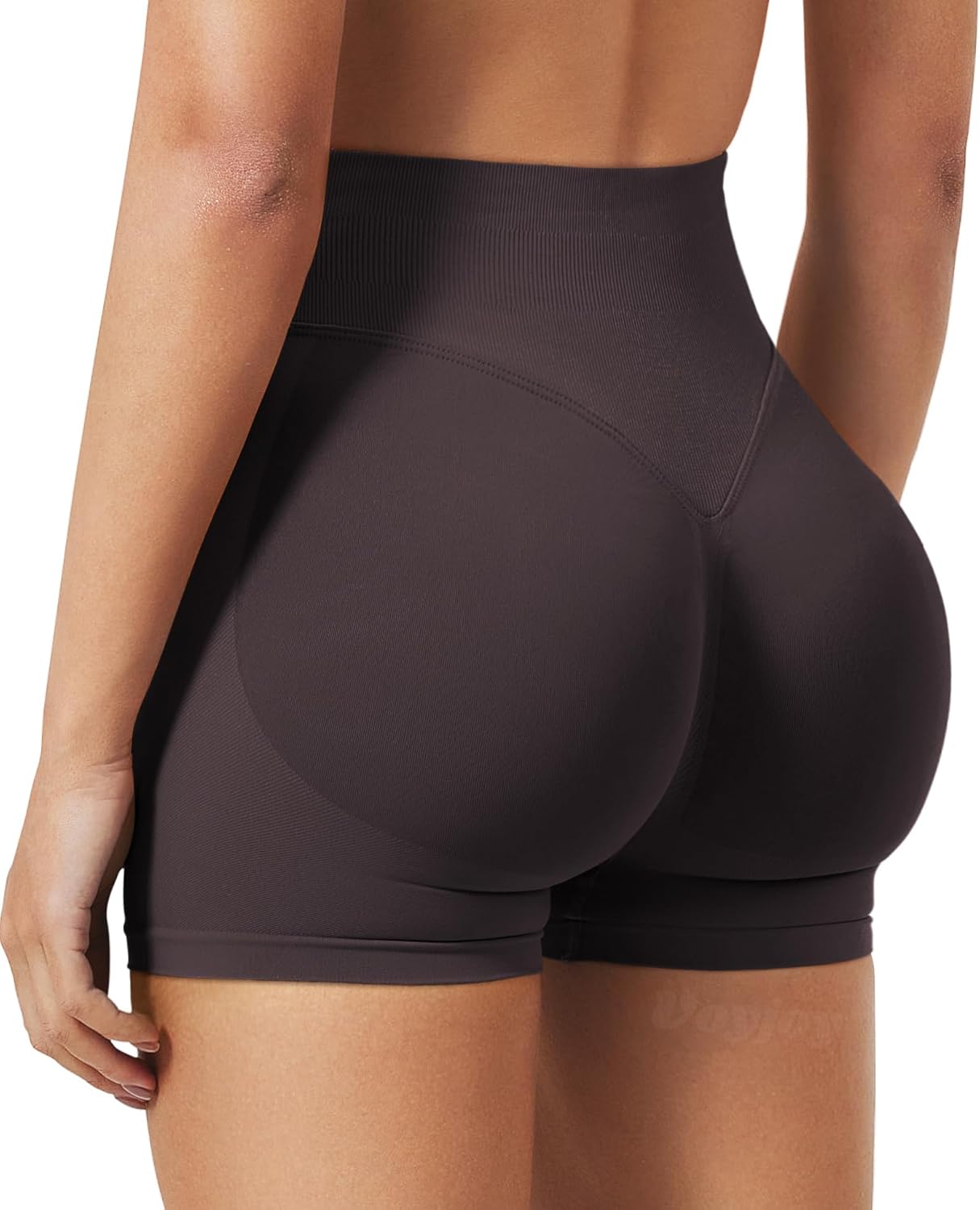 VOYJOY Women's Workout Shorts - Scrunch Butt Lifting Seamless Gym Biker Shorts | 2.5" to 6" Sizes