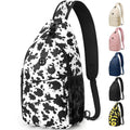 Pritent Cowprint Medium Crossbody Sling Bag with Convertible Strap