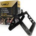 Gainz - V-Bar Cable Attachment/Landmine Handle for Barbell and Machines(Foldable) - T Bar, Double D, Multi Grip