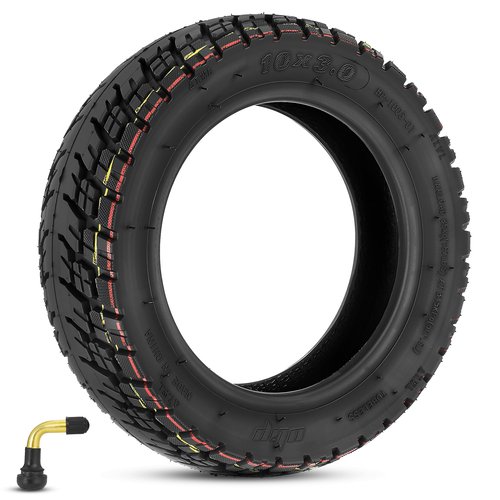 Felixstory 10x3 Inch Off Road Vacuum Tire, Fit for 80/65-6 255x80 Original Tire, Fit fot Joyor S5/ S10-S/ Y7-S Kugookirin G3PRO/ M4Pro Yume Y10/ D4+ Electric Scooter, Wear resistant Puncture resistant