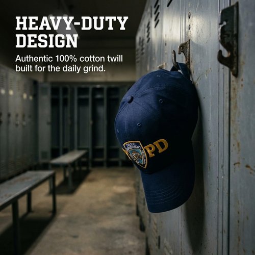Artisan Owl NY Police Department-Inspired Baseball Cap, Blue