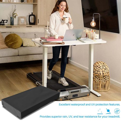 Walking Pad Cover Waterproof Outdoor, Under Desk Treadmill Cover indoor- Folding Treadmill and Office Under Desk Smart Walking Running Machine (49"L x 21"W x 6"H)