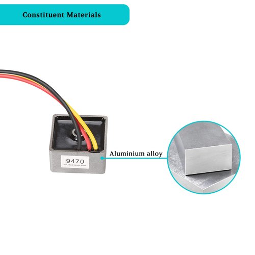 10L0L 12 Volt Voltage Regulator Rectifier for Club Car Precedent 2004-up 4-Cycle Gas Golf Cart, Replace OEM 1025159-01 1028033-01