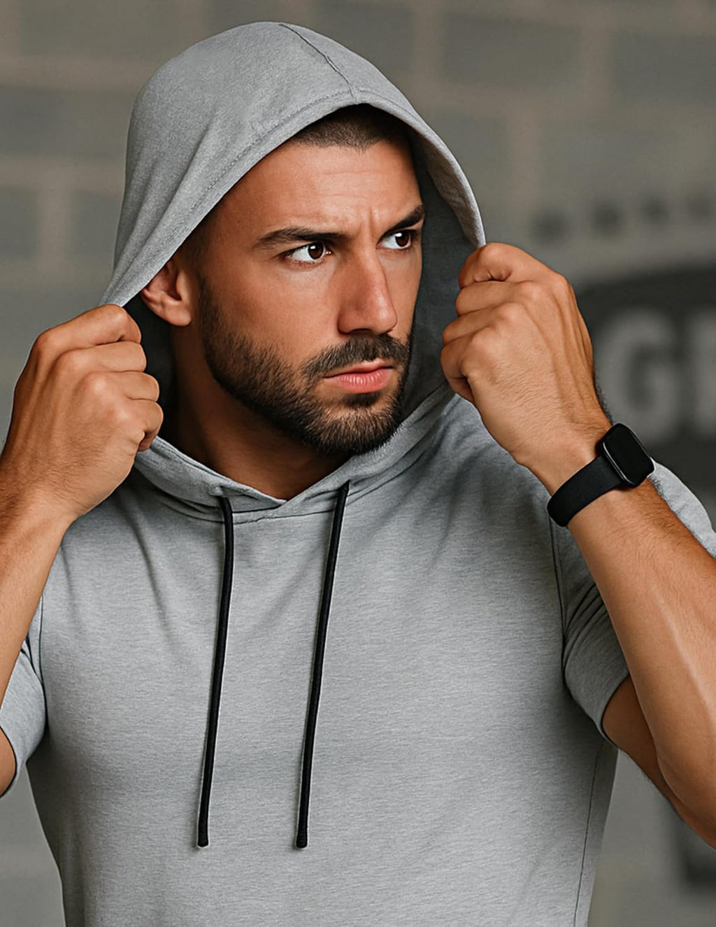 Skiennix Men's Lightweight Short Sleeve Workout Hoodies - Athletic Dry Fit T-Shirts for Gym | 3 Pack