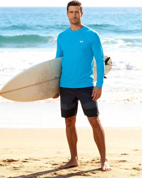 Corna Men's Workout T-Shirt - Lightweight, UPF 50+ Sun Protection, Athletic Dry Fit Shirt