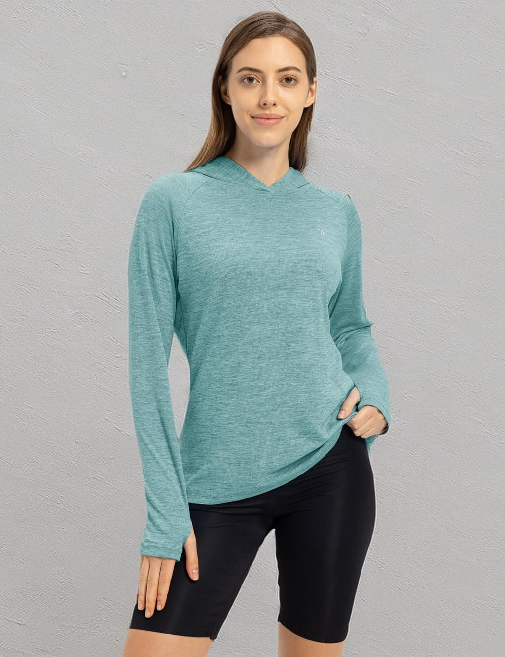 TBMPOY Women's UPF 50+ Sun Protection Hoodie - Lightweight Long Sleeve Outdoor Fishing & Hiking Shirt