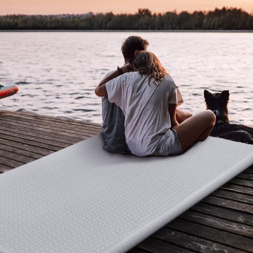 Memory Foam Camping Mattress Pad 3 Inch Thick, Portable Sleeping Pad with Waterproof Cover, Portable Roll Up Cot Mattress Pad Floor Mat for Travel Truck Bed Tent 72" x 24"x 3"