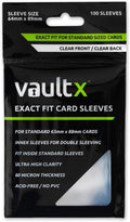 Vault X Trading Card Sleeves - Soft High Clarity Inner Sleeves for Collectible Card Games (100 Pack)