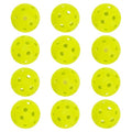 Franklin Sports Mini Training Pickleballs - 1.65" Inch Practice Pickleballs - Indoor + Outdoor Balls for Speed, Control + Accuracy Training - Yellow - 12 Pack