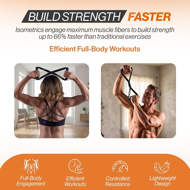 Bullworker ISO BOW Pro Isometric Exercise Equipment & Straps