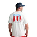 HUK Mens Fishing Graphic Tee, Performance Short Sleeve, Quick-Dry, Salute - White, 3X-Large