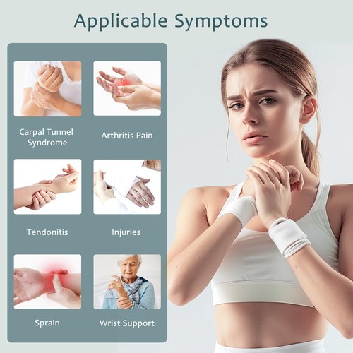 Carpal Tunnel Wrist Brace Night Support, Adjustable Wrist Support Splint, Hand Brace for Pain Relief, Carpal Tunnel Syndrome, Tendinitis and Arthritis, for Sleeping Women & Men, Right & Left