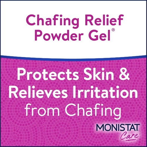 Monistat Chafing Relief Powder Gel - Long-Lasting Anti-Chafing Protection for Bikini Area & Thighs | 1.5 Oz