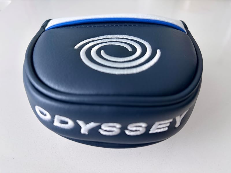 Odyssey Ai One Putter Headcover with Magnetic Closure - Blue White