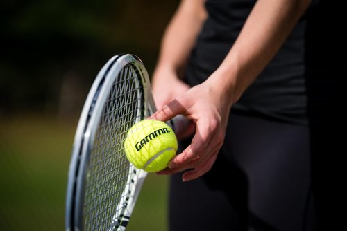 GAMMA Sports Pressureless Tennis-Balls with Mesh Tennis-Ball Bag 10 Pack