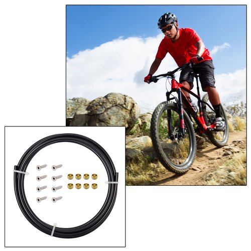 Hydraulic Disc Brake Hose Repair Kit 3 Meters Hose Olive Inset Compatible with BH90 MTB Bike Brake