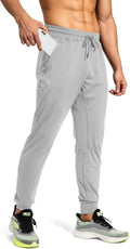 G Gradual Men's Athletic Sweatpants - Zipper Pockets for Soccer, Running & Workouts | Comfortable Joggers