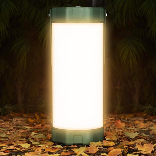 Glocusent LED Camping Lantern - 5000mAh Rechargeable, 80Hrs Battery Life, 1200LM Brightness | IP68 Waterproof