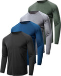 BALENNZ Long Sleeve Tee for Men - Moisture-Wicking Quick-Dry UV Protection Running Shirt