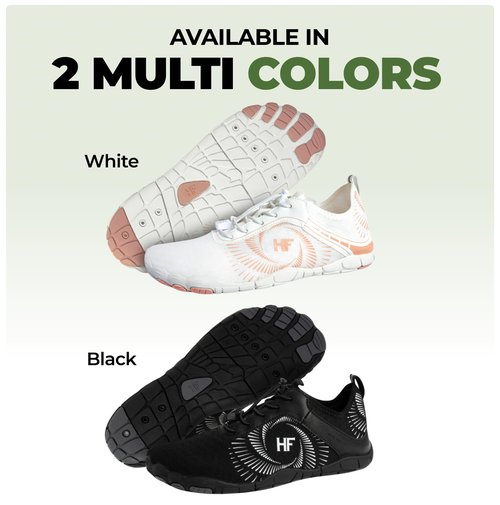 Hike Footwear HF Active Wide Toe Box Barefoot Shoes for Women - Lightweight, Breathable, Flexible Minimalist Shoes for Walking, Hiking, Non-Slip hike barefoot shoes women perfect for Casual Wear