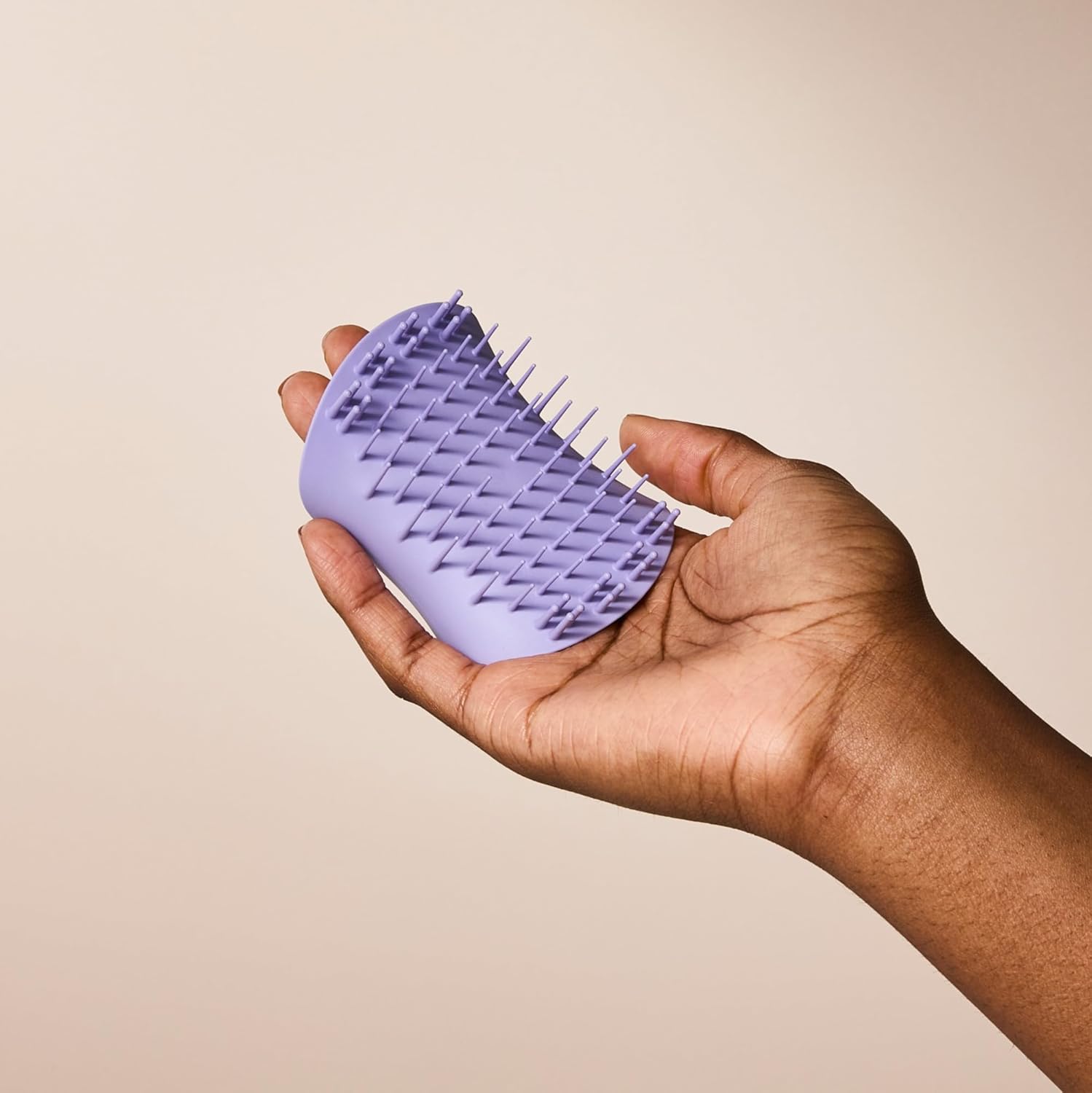 Tangle Teezer Scalp & Shampoo Hairbrush - Exfoliate & Massage for All Hair Types | Lavender Lite Purple