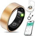 Smart Health Ring - Fitness Tracker for Heart Rate, Blood Oxygen & Sleep Monitoring | IP68 Waterproof, Rose Gold 6