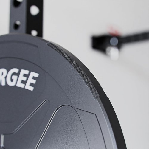 Synergee EZ Grip Bumper Plates 15 LB Pair Black