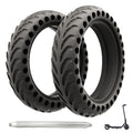 NAIXTYRE 8.5x2 '' inchs Solid Tires for Electric Scooters,This Solid Tire is compatible with Xiaomi m365/Mijia Mi m365 Pro/GTRAX GXL V2/GTRAX XR and All 8 1/2 x2/50/75-6.1 Scooters Tire,（2PCS）