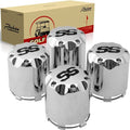 Roykaw Golf Cart Wheel Hub Cap Covers Compatible with EZGO, Club Car, Yamaha - 4 PCS