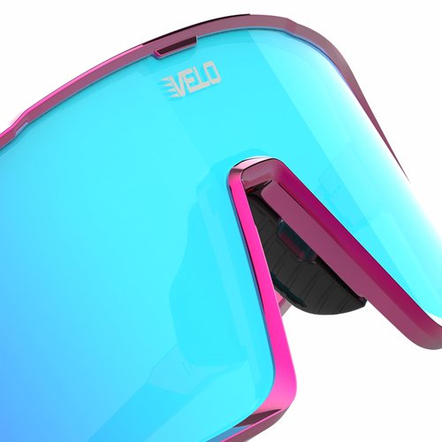 VELO Shades – Changeup – Baseball/Softball Sunglasses – By Jax of The Bullpen Training (Gen2, Cotton Candy - Metallic, Sml Adlt/Youth)