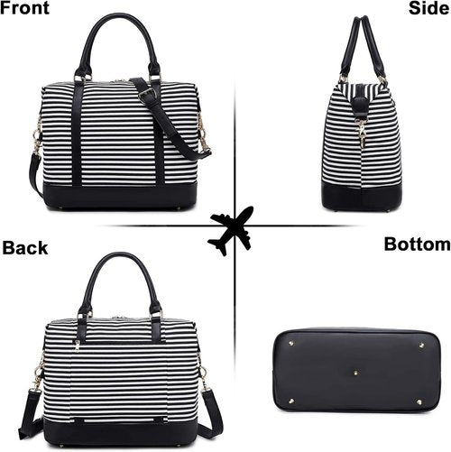 CAMTOP Travel Bag - Stylish Canvas Weekend Overnight Luggage for Women | Versatile & Durable