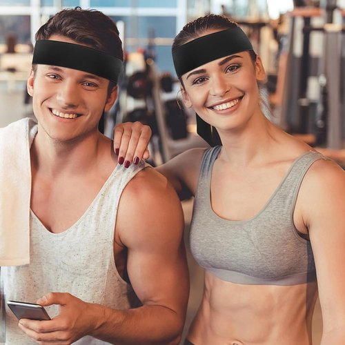 Head Ties Adjustable Sports Sweatband - 3 Pack Ninja Headbands for Men & Women | Wicking Workout Gear