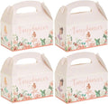 Blue Panda Ballet Party Favor Gable Boxes - Floral Tiny Dancer Goody Bags - Pack of 24, Pink, 6 x 3 x 4 in