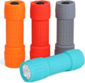 FASTPRO 9-LED Mini Flashlight Set - 4-Pack with Pre-Installed AAA Batteries | Ideal for Camping & Events