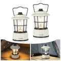 Consciot CL1 Mini Dual Light Sources LED Lantern, Retro Style Battery Powered Lamp, Dimmable Warm White and Daylight Modes, Up to 200H Run Time, Portable Atmosphere Lights for Indoor & Outdoor Use