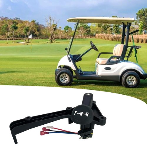 Phoddar Club Car Forward and Reverse Shifter Assembly Kit, F&R Shifter Assembly with Handle for 48 Vol/t 1992-up DS Gas Golf Cart 1016947 1012987 8248 8233 & Transmission Cable End, Ball Stud Kit