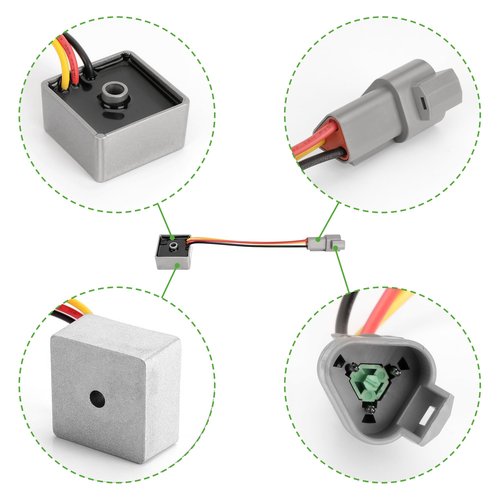 10L0L Golf Cart Club Car Precedent Voltage Regulator 12V 4-Cycle Gas 2004-up Golf Carts, Replace OEM# 1025159-01 1028033-01