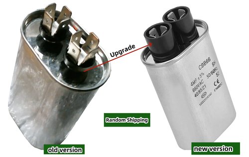 Golf Cart 4uF Capacitor, 4 uF Canister Type Fits E-Z-Go EZGO PowerWise II, Lester Replacement